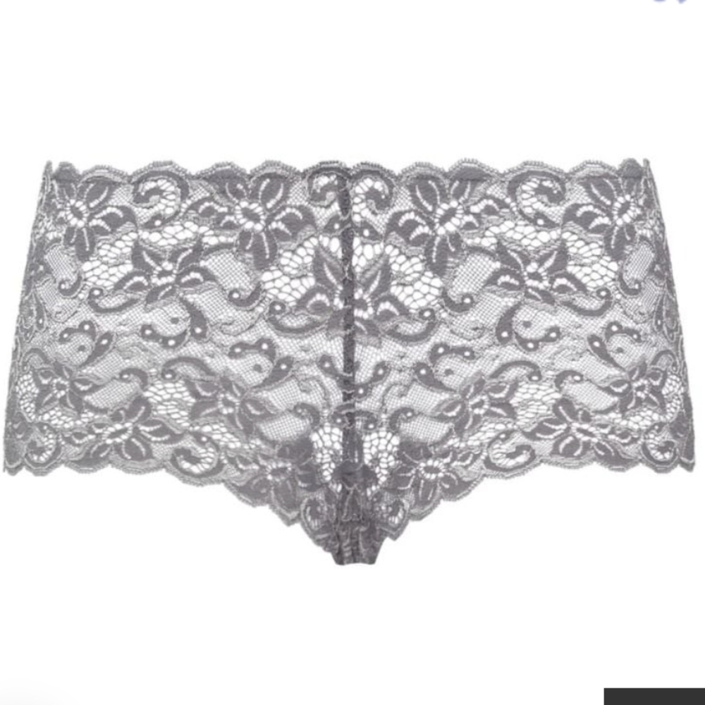 Hanro Luxury Moments Boyleg Panties Smoorh Grey XS